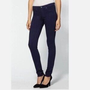 Rag & Bone Jeans Skinny Legging Womens size 27 W1503M070 Navy Sateen Stretch